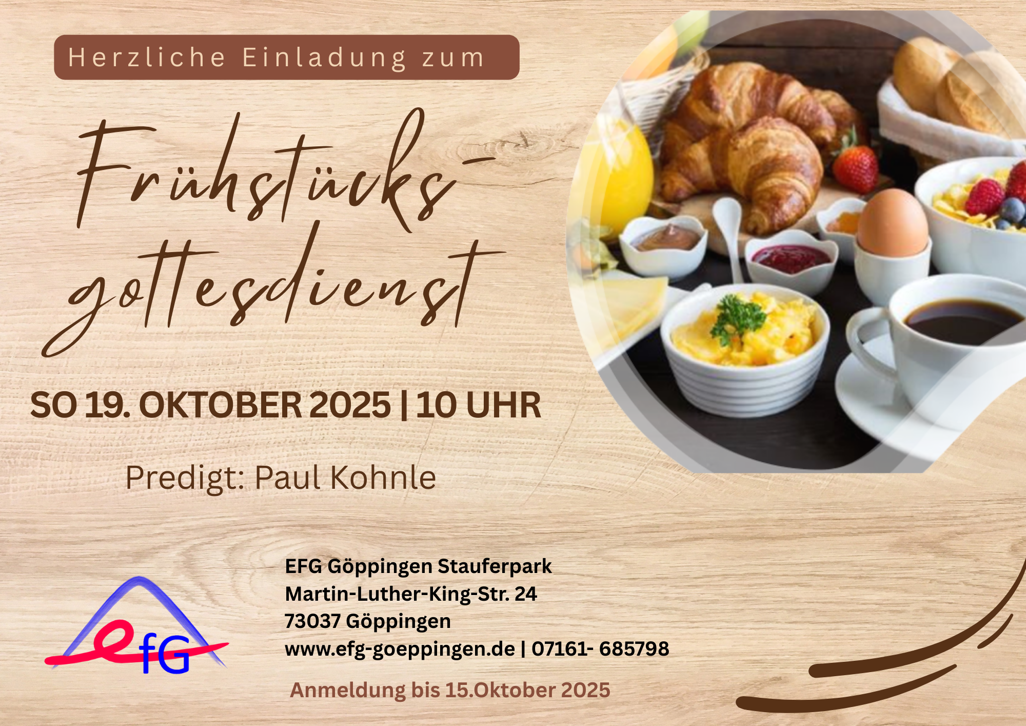 Frühstücksgottesdienst 2025 10 19